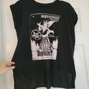 Blackcraft satanic baphomet top
